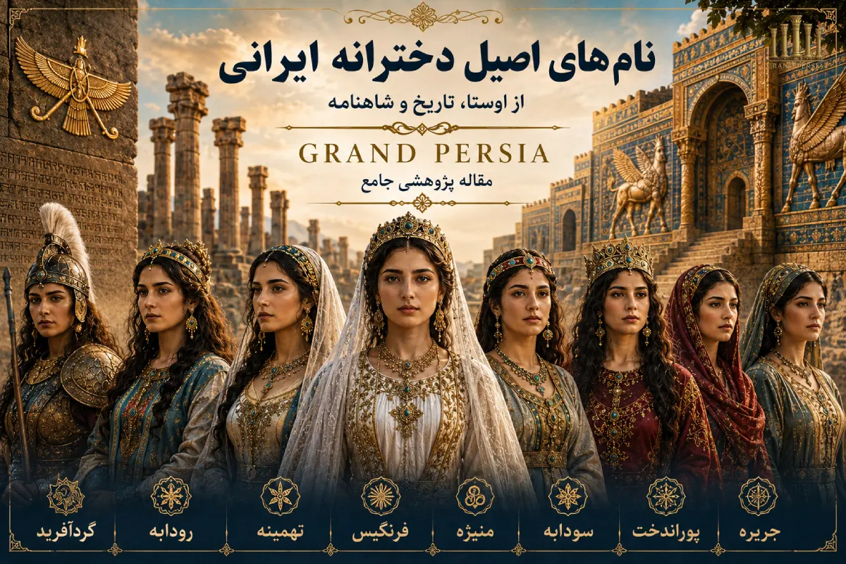 لیست نام‌ها و اسامی دختر ایران باستان